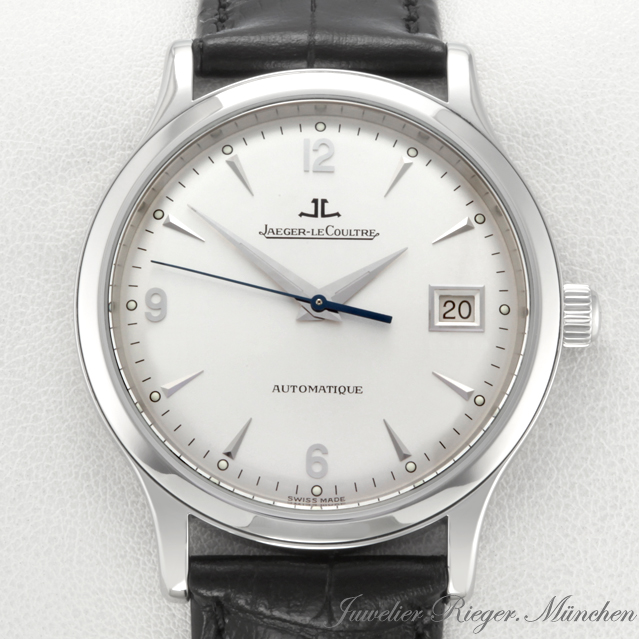 JAEGER LE COULTRE UHR MASTER CONTROL 140.8.89 STAHL AUTOMATIK Herrenuhr