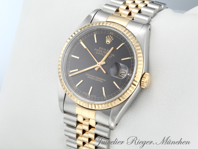 Rolex Datejust 36 mm 16233 Stahl Gelbgold 750 Automatik ...