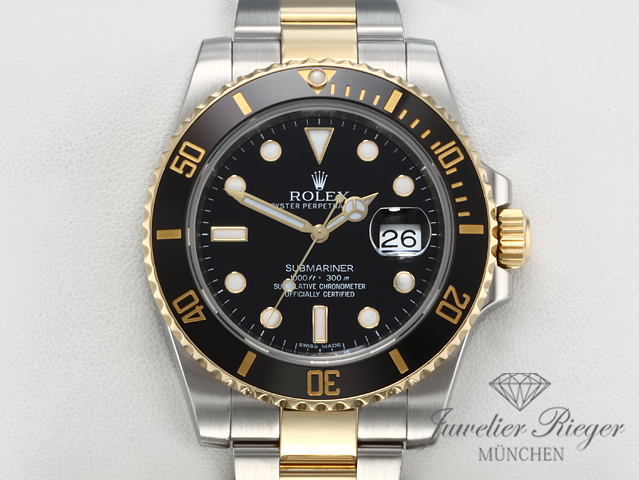 Rolex Submariner Date 116613 LN 2013 Stahl Gelbgold 750 ...